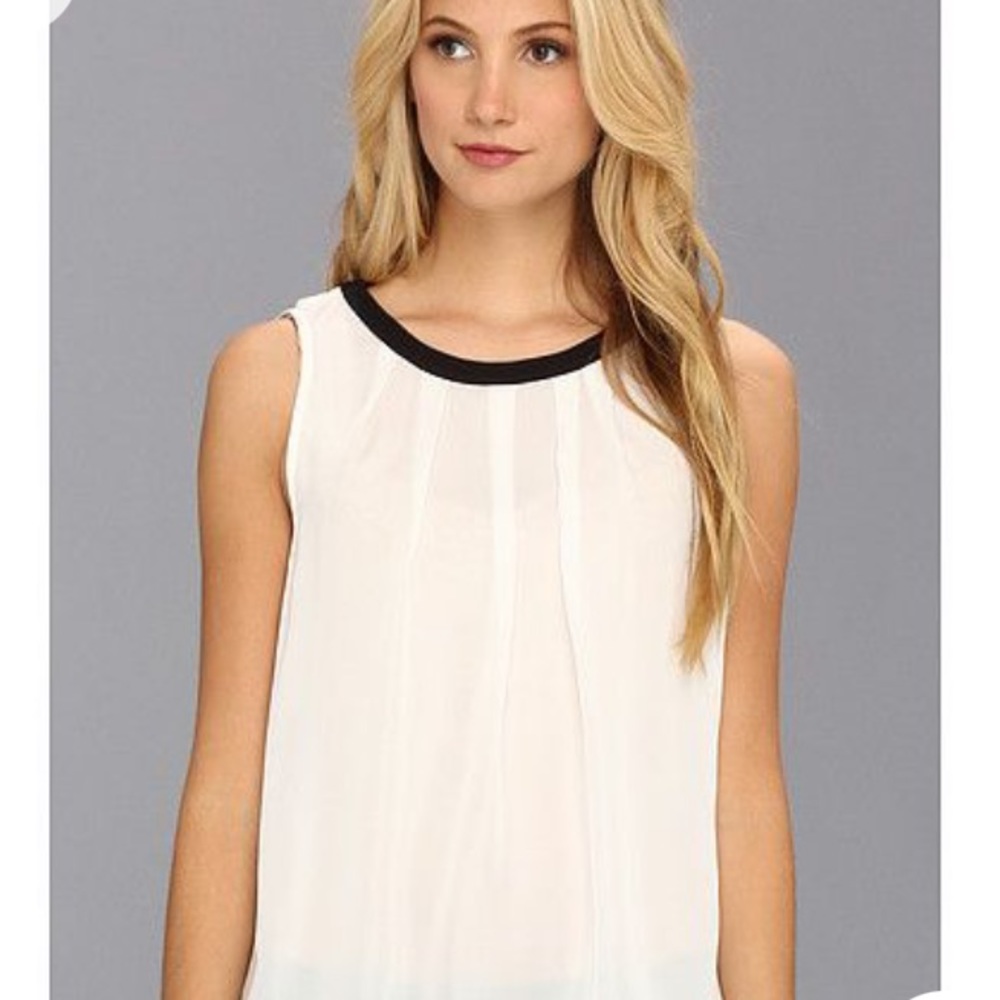 🎀 Joie silk sleeveless blouse with ribbon closure